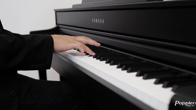 Yamaha CLP-745 Clavinova Digital Piano Overview and Demo Playing Examples | Popplers Music смотреть онлайн