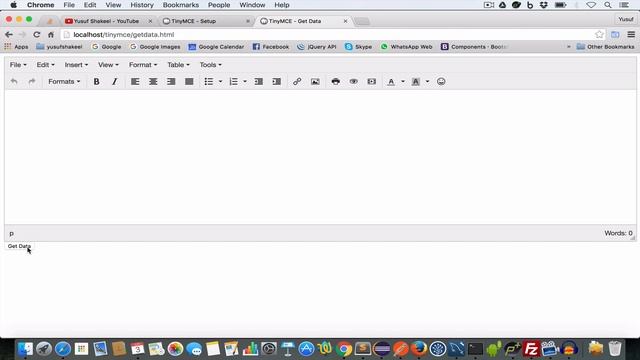 How to get data from TinyMCE text editor | TinyMCE #02 смотреть онлайн