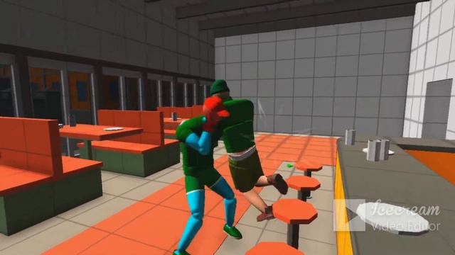 Играю в Drunken Wrestlers 2 с другом NATURE