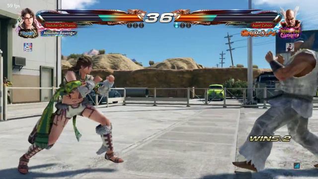 Tekken 7 | ZeeThanos (Julia) VS Aqeel Zahoor (Heihachi) |Rank Match| смотреть онлайн