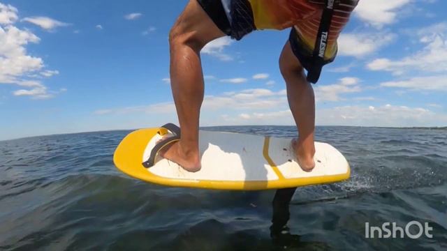 Тесты кайта  Core Xlite с гидрофойлом в Благе.