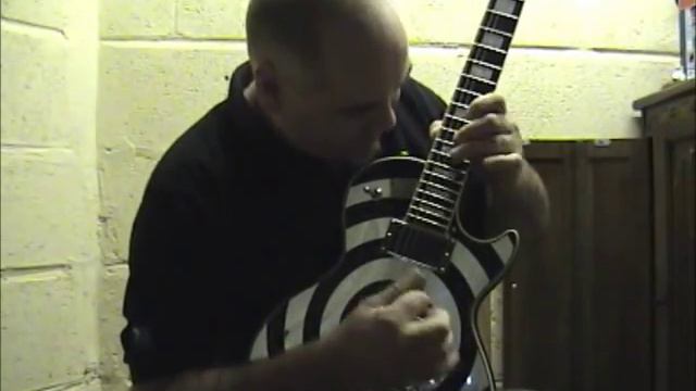 Zakk Wylde style Chrome Bullseye Les Paul. смотреть онлайн