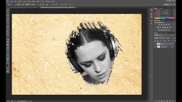 Watercolor Effect - Photoshop Tutorial смотреть онлайн
