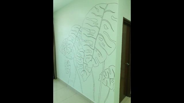 Wall Painting Monstera Deliciosa смотреть онлайн