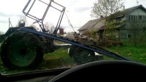 ремонт трактора новые крылья на юмз 6