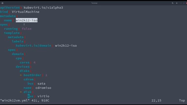 Installing a Windows VM from an ISO in Kubernetes with KubeVirt смотреть онлайн