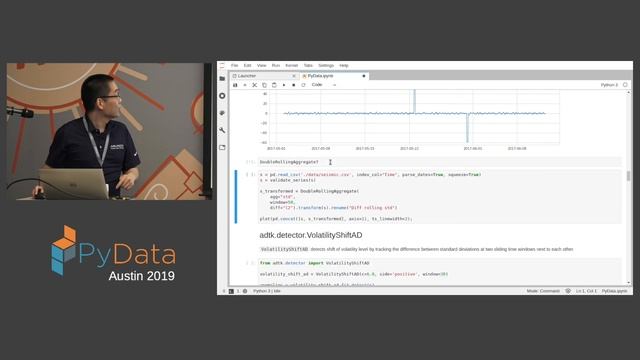 Tailai Wen: ADTK: An open-source Python toolkit for anomaly detection in... | PyData Austin 2019 смотреть онлайн