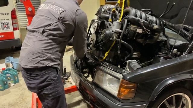 190e W201 M104 Clutch And Engine Swap