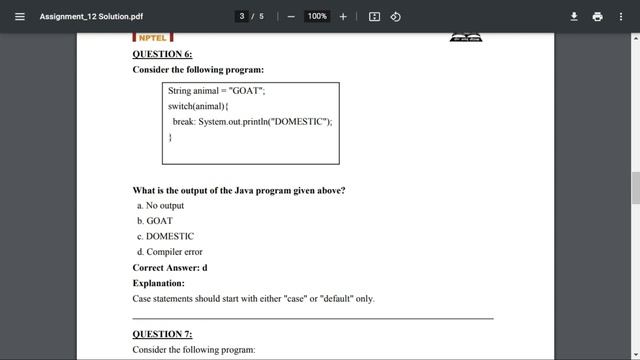 NPTEL Programming In Java Week 12 Assignment 12 Answers Solution Quiz | 2023-July смотреть онлайн