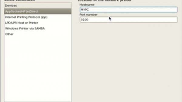 Printer Installation in Linux