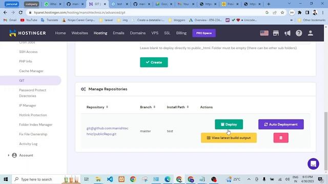 Deploy Public Git Repo to Any Server in 2023 смотреть онлайн