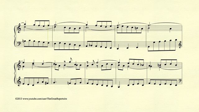 Bach, Prelude in C major, BWV 943, Piano смотреть онлайн