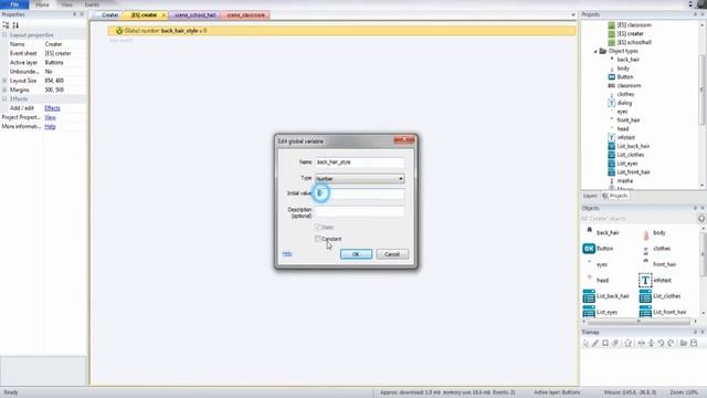№3.1[Construct 2] Визуальная новелла с нуля (Создание персонажей Part 1 из 2) смотреть онлайн