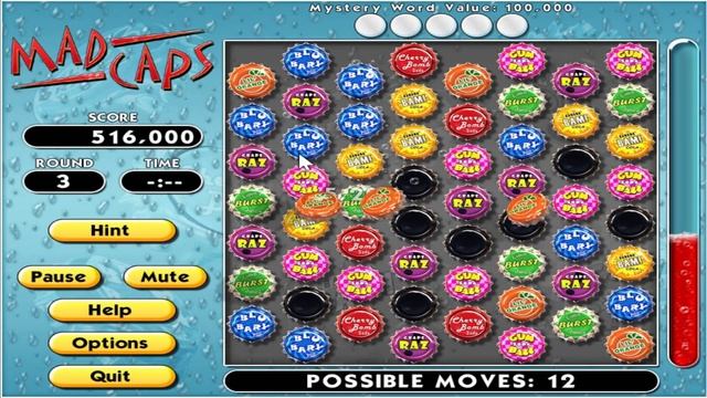 MAD CAPS (CLASSIC MODE) LEVEL MEDIUM (DECIDEDLY DEMENTED) GAME HOUSE смотреть онлайн