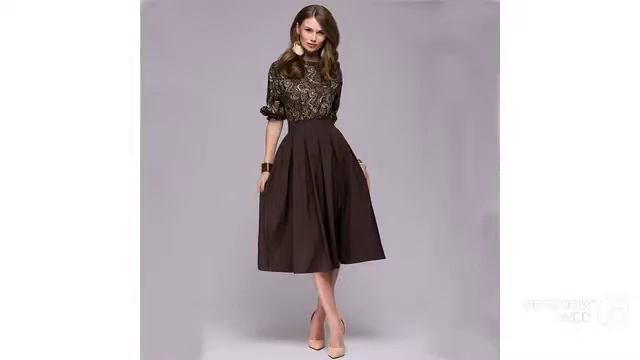 Одежда с AliExpress - вечернее платье с цветочным принтом смотреть онлайн