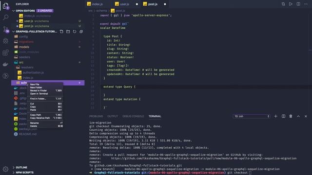 Nodejs Graphql Query with Mysql sequelize #21 смотреть онлайн