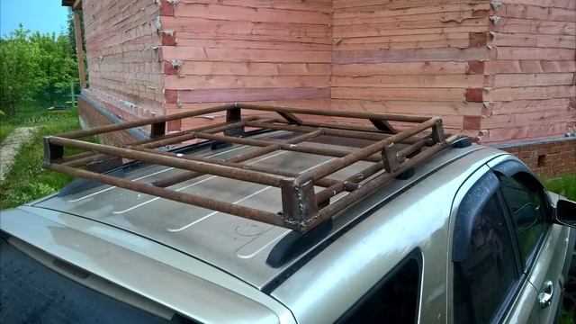 Самодельный Экспедиционный багажник на Киа Соренто смотреть онлайн