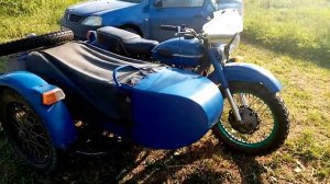 Мотоцикл урал с двигателем Лифан. Мксималка 45, на первой передаче тянет отлично для  леса идеально