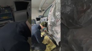 как заменить порог на Шевроле Авео 250 #как заменить #пороги #шевроле #авео 250