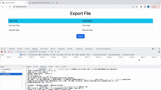Export in Laravel | Laravel Excel | laravel Tutorial смотреть онлайн