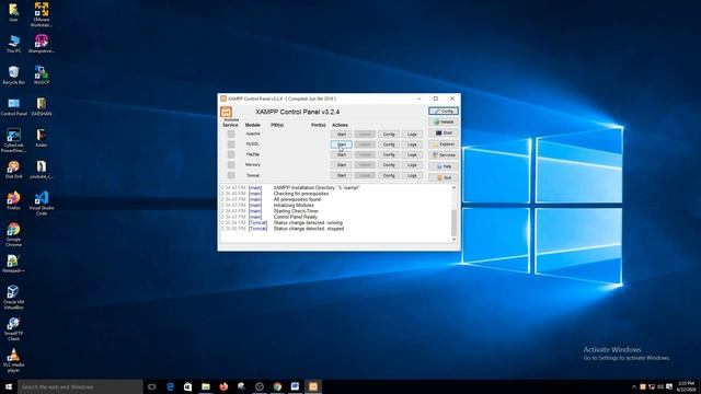 How to Install and Configure XAMPP Server in Windows10 | APACHE | SERVER | MYSQL | TOMCAT | PHPINI смотреть онлайн