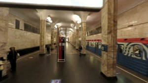 Автозаводская. Московское Метро. 4К 360 VR Video. Moscow Subway.