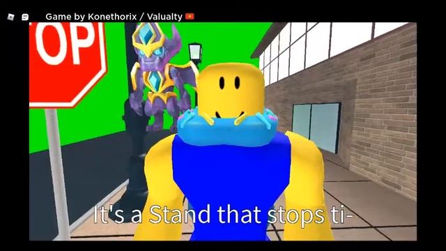roblox jojo dio vs jotaro part 1 смотреть онлайн