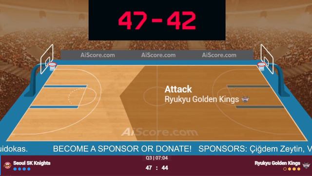 🔴 Live: Seoul Knights Vs Ryukyu | East Asia Super League  2023-2024 | Live Play By Play Scoreboard