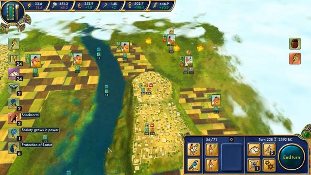 Egypt Old Kingdom: achieving maximum score. Turns 193-289 смотреть онлайн