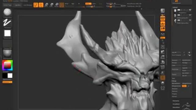 Zbrush - Sealed demon timelapse (40m) смотреть онлайн