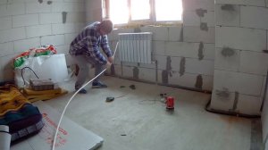 Отопление  своими руками. Подключения радиатора из стены-ничего сложного .