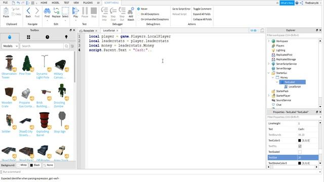 Display Money GUI - ROBLOX Studio!! смотреть онлайн