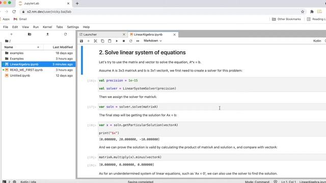 Linear Algebra using Kotlin смотреть онлайн