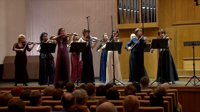 1 Ансамбль скрипачей "Созвучие" Cantabile Рахманинов смотреть онлайн