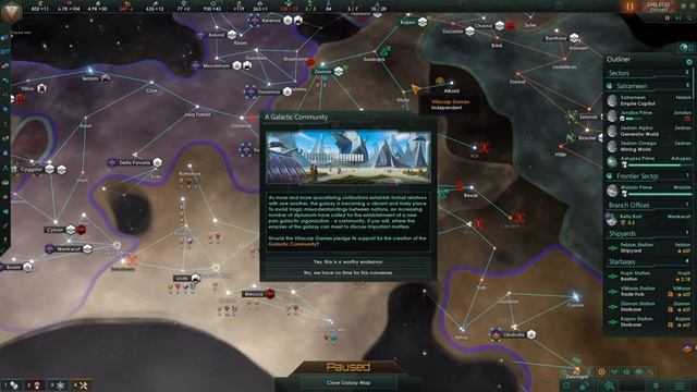 Stellaris Federations 14: Birth of the Galactic Community смотреть онлайн
