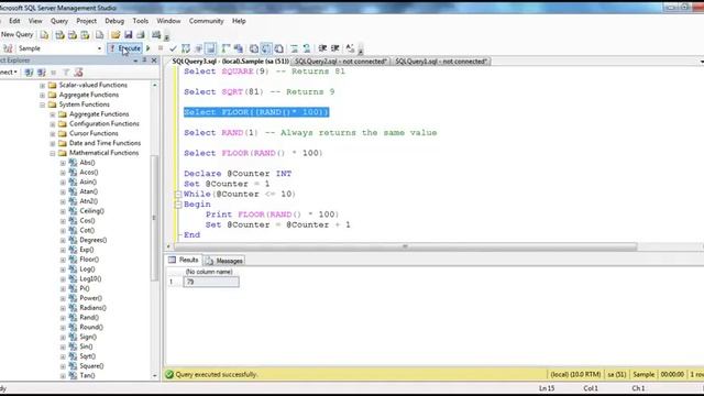 Part 29 Mathematical functions in sql server смотреть онлайн
