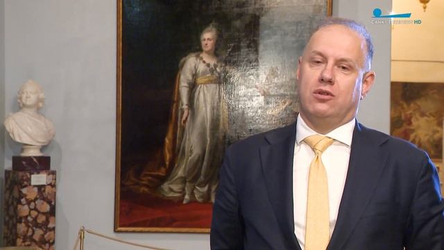 Парадный портрет Екатерины II представлен в Эрмитаже после реставрации смотреть онлайн