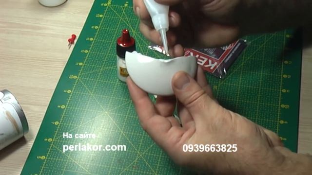 Склейка керамики клей KERNIL. Посмотри как можно. смотреть онлайн
