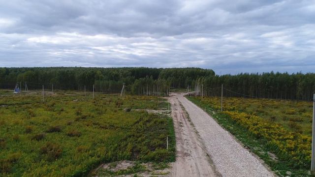 Коттеджный поселок Грин Форест (Green Forest). Съемки с квадрокоптера, октябрь 2017