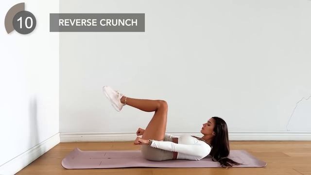 10-МИНУТНАЯ ТРЕНИРОВКА ПЛОСКОГО ЖИВОТА ДЛЯ НАЧИНАЮЩИХ _ Упражнения для получения плоского живота и у смотреть онлайн