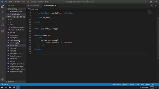 Options Page - WordPress Advanced Custom Fields For Beginners (22)