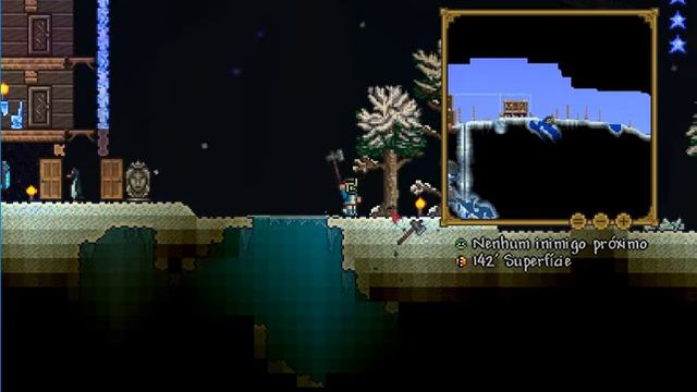 terraria a serie:explorando um pouco o inferno e ensinando a como fazer uma casa pra os NPC смотреть онлайн