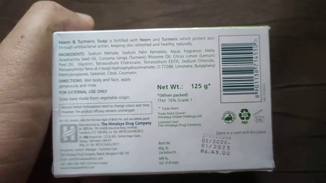 Himalaya Neem And Turmeric Soap Review In Hindi | Acne And Pimple Natural Soap