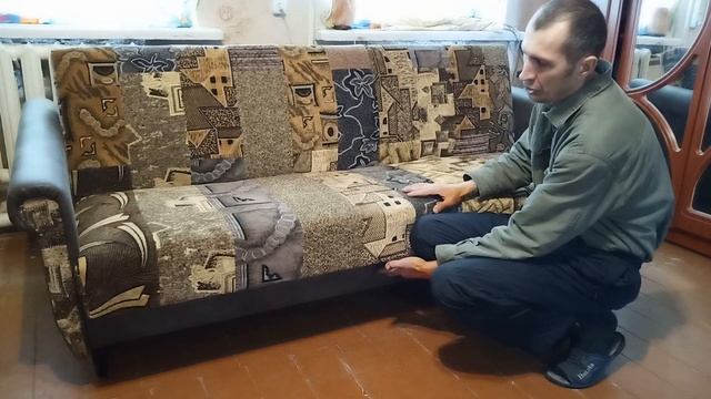 диван печворк из старого советского дивана. смотреть онлайн