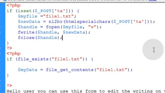 2. Flat File .txt + PHP Database Tutorial - Allow user or client to change data - CMS смотреть онлайн