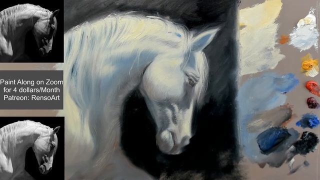 Alla Prima oil painting - Color Theory смотреть онлайн