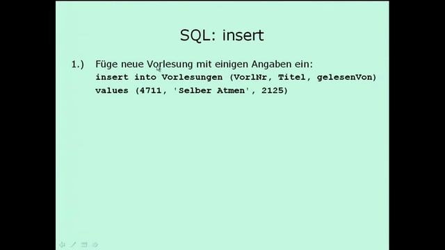 11. Vorlesung Datenbanksysteme - SQL - Kapitel 7.3 - SS 11 - unistreams смотреть онлайн