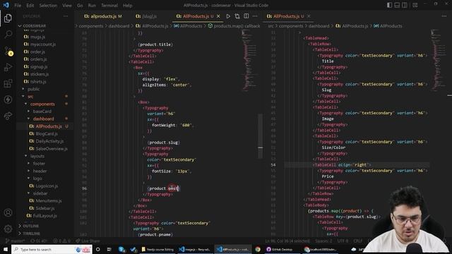 Displaying All products in a Material UI Table | NextJs Tutorial for Beginners #79 смотреть онлайн