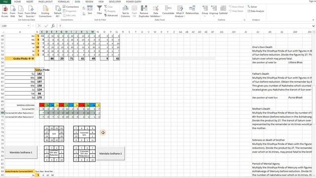 Excel Ashtakavarga Workbook смотреть онлайн