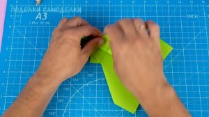 Как сделать самолет из бумаги который далеко летит с пускателем Поделки из бумаги оригами самолет
